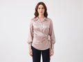 Blush Drape Satin Top