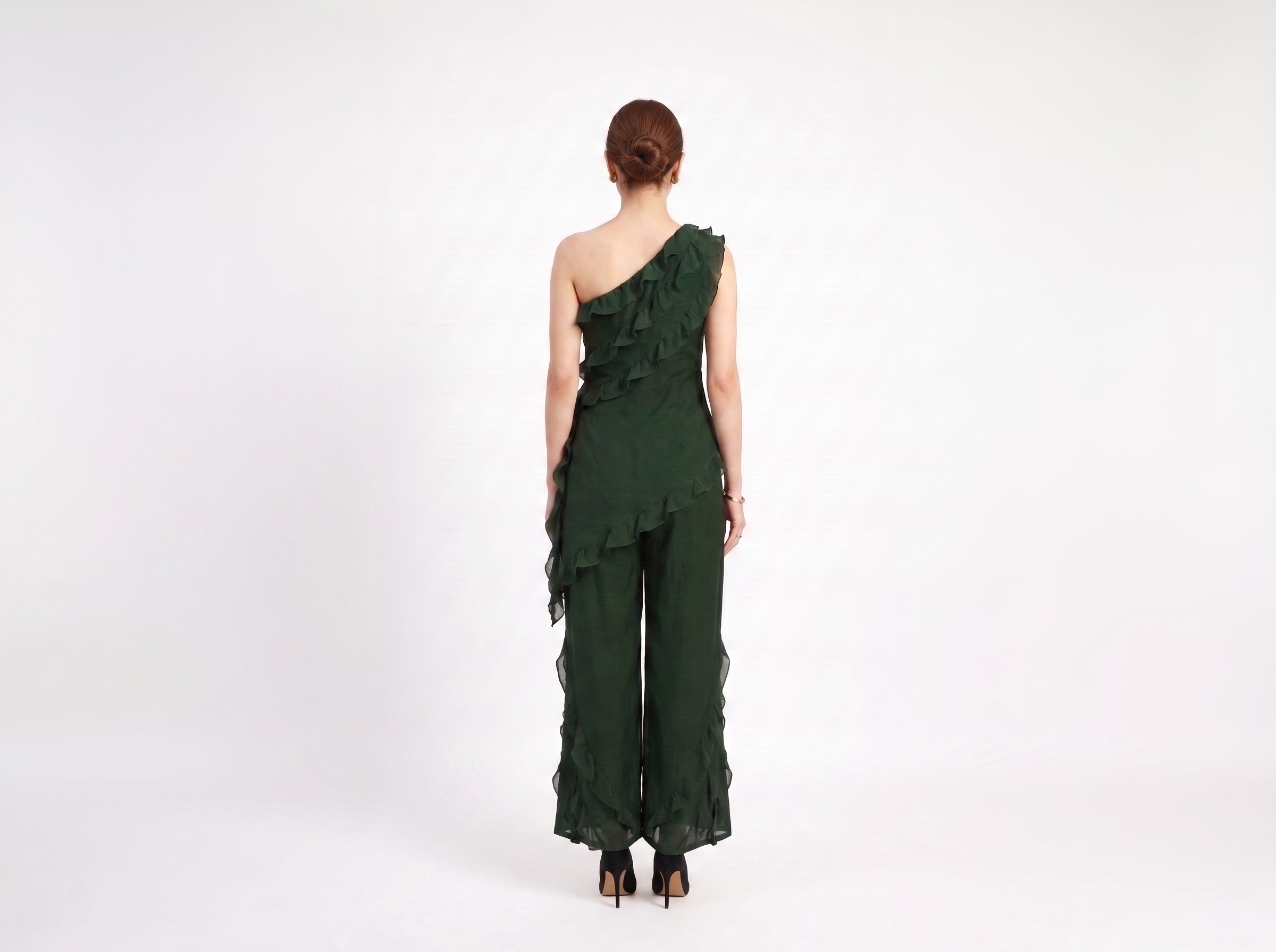 Emerald Ruffle Co-ord Set